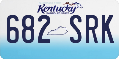KY license plate 682SRK