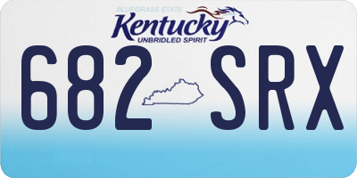 KY license plate 682SRX
