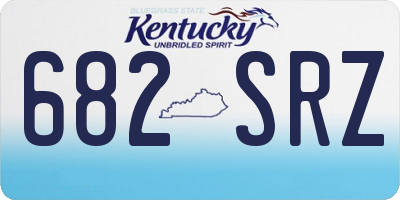 KY license plate 682SRZ