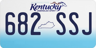KY license plate 682SSJ