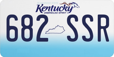 KY license plate 682SSR