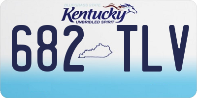 KY license plate 682TLV