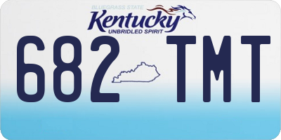 KY license plate 682TMT
