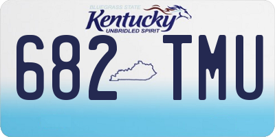 KY license plate 682TMU