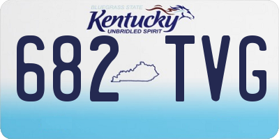 KY license plate 682TVG