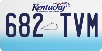 KY license plate 682TVM