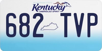 KY license plate 682TVP
