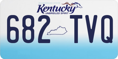 KY license plate 682TVQ