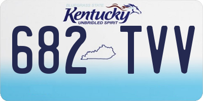 KY license plate 682TVV