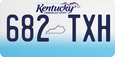 KY license plate 682TXH