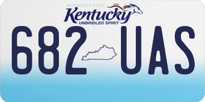 KY license plate 682UAS