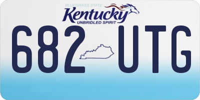 KY license plate 682UTG