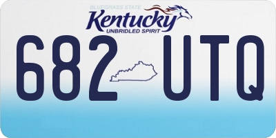 KY license plate 682UTQ