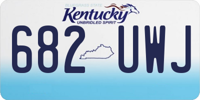 KY license plate 682UWJ