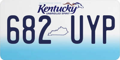 KY license plate 682UYP