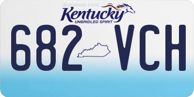 KY license plate 682VCH