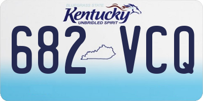 KY license plate 682VCQ