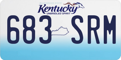 KY license plate 683SRM