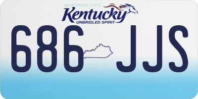 KY license plate 686JJS