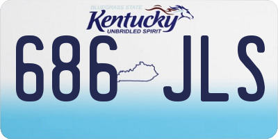KY license plate 686JLS