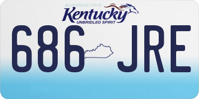 KY license plate 686JRE
