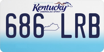 KY license plate 686LRB
