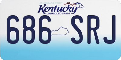 KY license plate 686SRJ