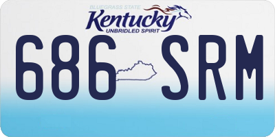 KY license plate 686SRM