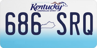 KY license plate 686SRQ