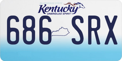 KY license plate 686SRX
