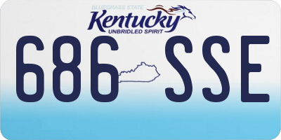 KY license plate 686SSE