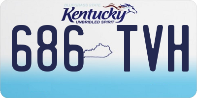 KY license plate 686TVH