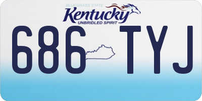 KY license plate 686TYJ