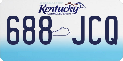 KY license plate 688JCQ