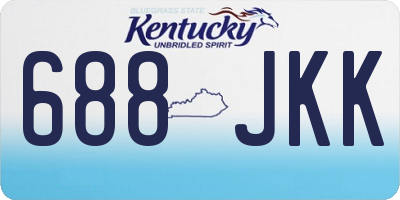 KY license plate 688JKK