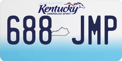 KY license plate 688JMP