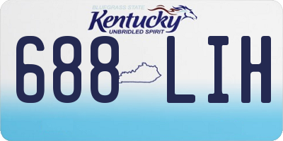 KY license plate 688LIH