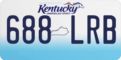 KY license plate 688LRB