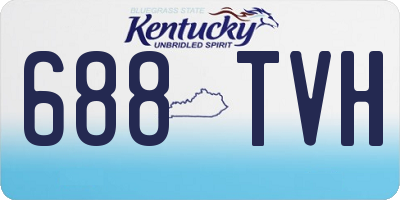 KY license plate 688TVH