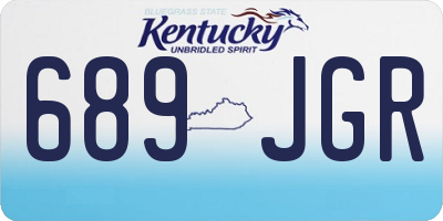 KY license plate 689JGR