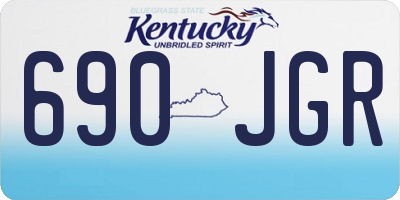 KY license plate 690JGR