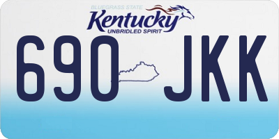 KY license plate 690JKK