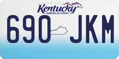 KY license plate 690JKM