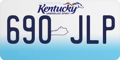 KY license plate 690JLP