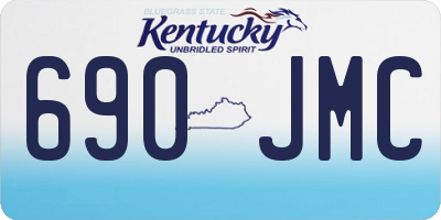 KY license plate 690JMC
