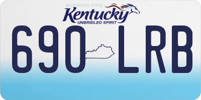 KY license plate 690LRB