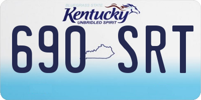 KY license plate 690SRT