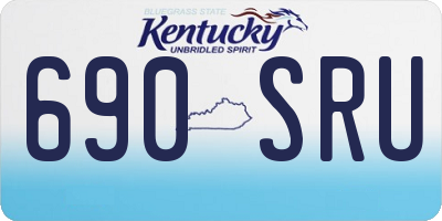 KY license plate 690SRU