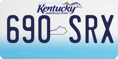 KY license plate 690SRX