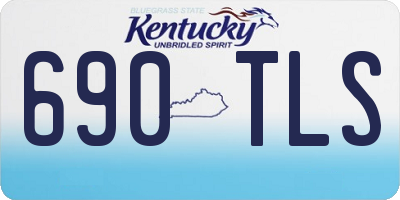 KY license plate 690TLS